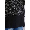 Women's Animal Print Chiffon Layered Overlay Top - umgee - 4 of 4