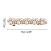 Unique Bargains Grace Pearl Spring Clip Hairpin Pearl Hair Barrettes 1 Pc - 4 of 4