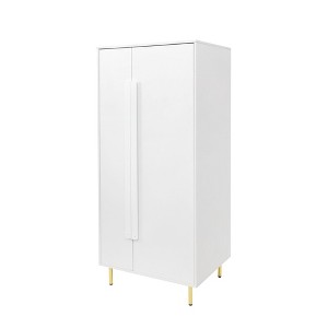NicBex Armoire Wardrobe Closet Storage Cabinet with Double Doors & Shelves for Bedroom - 1 of 4