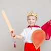 Blue Panda 4-Pack King and Queen Crowns Set for Kids - Gold Crowns and Tiara for Birthday Party Costume and Photo Booth Props - 2 of 4