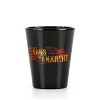 Just Funky Sons Of Anarchy Logo Shot Glass | SAMCRO Logo Bar Glasses | 1.5 Ounces - 3 of 4