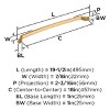 Amerock Bellamy Appliance Pull for Large Panels and Oversized Cabinets - 4 of 4