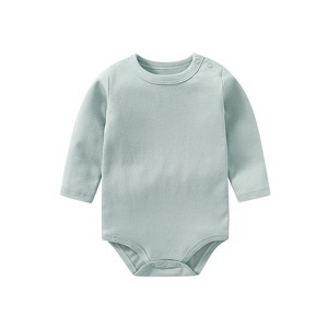 MyKids-USA Baby Multi Color Comfy Cotton Long Sleeve Onesies Bodysuits - 1 of 4