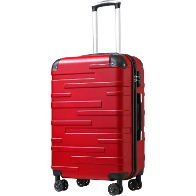 Paaaawaters Luggage Suitcase Carry-on Hardside Travel Luggage TSA Lock Spinner Telescopic Handle