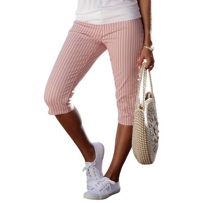 Women's Striped Capri Pants - LASCANA