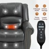 KTMBDW Oversized Power Lift Recliner Chair for Elderly, Dual Motor Lift Chair, Lay Flat Lift Chair for Big and Tall, USB Ports - 2 of 4