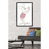 Trends International Disney Simple Moments Line Art - Piglet Framed Wall Poster Prints - 2 of 4