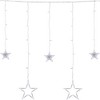 Northlight Christmas Stars Icicle Lights - 8.25' - Pure White LED Lights - Clear Wire - 12ct - 3 of 4
