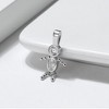 Baby Boy or Girl Birthstone Charm for Mom  Family Tree Grandma Necklace by Ginger Lyne CZ Sterling Silver - 3 of 4