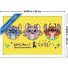 Trends International Disney Lilo and Stitch: Pattern Clash - Cosmic & Cute Framed Wall Poster Prints - 3 of 4