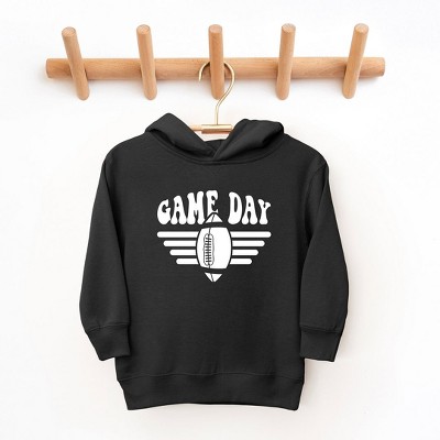 The Juniper Shop Football Game Day Stripes Toddler Graphic Hoodie