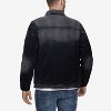RAW X Men's Washed Ripped Distressed Flex Stretch Casual Trucker Biker Jean Jacket - 2 of 3