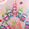 Joyfy 36/32 Packs Valentines Day Party Favor Straws with Cards for Kids' Classroom Exchange Gifts Reusable Drinking Straws for School Valentine Party - 3 of 4