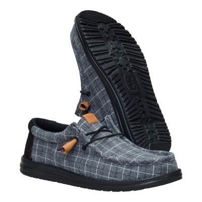 HEYDUDE Wally Plaid Corduroy , Black, 14 — фото 4