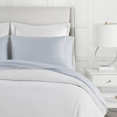 Gray Queen Egyptian Cotton Deep Pocket Sheet Set with Hemstitch