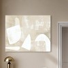 Art Remedy Cream and Ivory Modern Minimal Abstracts Unframed - 2 of 4