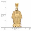Black Bow Jewelry 14k Yellow Gold Plated Sterling Silver Phi Sigma Sigma Greek Life Small Pendant - 2 of 3
