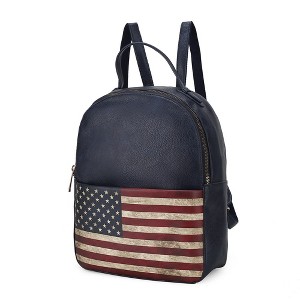 MKF Collection Briella Vegan Leather Women’s FLAG Backpack by Mia K - 1 of 4