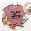 Simply Sage Market Women's Basketball Is My Favorite Season Short Sleeve Graphic Tee - 3 of 4