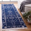 Kilim With Fringes KLM763 Flat weave Rugs - Safavieh - 2 of 4