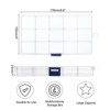 Unique Bargains Plastic Nail Bead Art Supplies Fishing Tools Craft Organizer 6.9x4x1 Inch - 2 of 4
