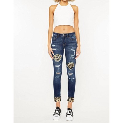 Women's VIENNA MID RISE SUPER SKINNY JEANS - KanCan