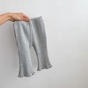 MyKids-USA Baby Girl Solid Color Wooden Ear Design Soft Cotton Pants - 3 of 4
