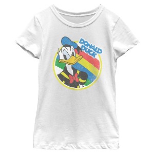 Girls Mickey & Friends Serious Donald Duck T Shirt - 1 of 4