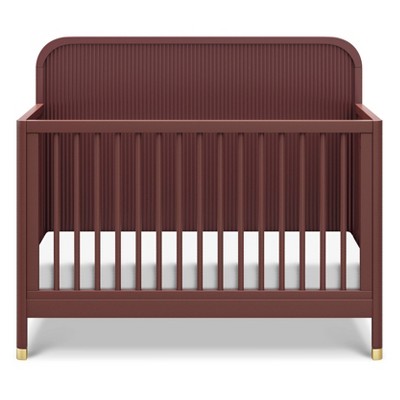 Image of Namesake Brimsley Tambour 4-in-1 Convertible Crib - Crimson