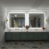 Apmir Super Bright 192 LEDs/m Back LED Lighted Anti-Fog Tempered Glass Bathroom/Vanity Mirror with ETL & 3-Year Warranty - 3 of 4