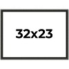 PosterPalooza | Antique Black Picture Frame - UV Acrylic, Backing Board, Hanging Hardware Included - 2 of 4