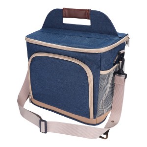 REGALWOVEN Oxford Leakproof Wipe Clean Adjustable Shoulder Strap Lunch Bags 11.8 x 7.9 x 9.4 Inches - 1 of 4