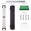 Pop Up Canopy Tent, Commercial Instant Shade Canopy Removable Sidewalls and Roller Bag, Outdoor Portable Shelter for Events, Parties, Camping - 2 of 4