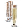 tagltd Bubble Glass Tall Flute Wine Glasses - Clear Drinkware, 12oz Capacity, 9.9in Height, Hand Wash Only, Everyday Use - 2 of 4