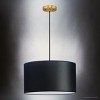Urban Ambiance Luxury Transitional Indoor Pendant,  10''H x 18-1/8"W x 18-1/8''D,  Brushed Nickel;Matte Black;Vintage Brass Finish, UHP4710 - 3 of 4
