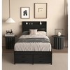 Twin Size Bed Frame with Headboard and Storage Drawers - 3 of 4