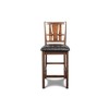 New Classic Furniture, Furniture Dixon Solid Wood Counter Chair in Espresso (Set of 2) - 2 of 3