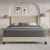 Home Design Homer Tufted Upholstered Panel Bed - 2 of 4