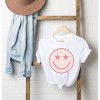 Simply Sage Market Women's Floral Smiley Face Long Sleeve Graphic Tee - 3 of 4