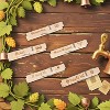 50 Pack Wooden Clothespins, Rust-Resistant Clothes Pins for Laundry, Chip Bags, Photo Wall Displays, Craft Projects & Classroom Decoration - 4 of 4