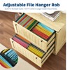 2 Drawer Farmhouse File Cabinet with Hanging File Folders for A4/Letter/Legal Size Documents ,30" Wood Lateral Filing Cabinet for Home Office - 3 of 4