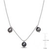 EVERLY JEWELRY | Sterling Silver 8-9 mm Black Tahitian Cultured Pearl Necklace, 18-inch - 2 of 4