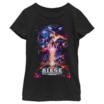 Girl's Transformers Siege Poster T-Shirt