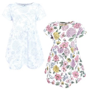 Hudson Baby Infant and Toddler Girls Cotton Dresses, Vintage Blossom - 1 of 4