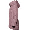 Sportoli Women's Winter Coat Down Alternative Hooded Long Vestee Puffer Jacket - 4 of 4