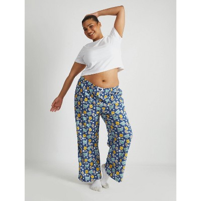 Women's Winnie the Pooh Pajama Pants - Navy Blue