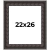 PosterPalooza | 3.5" Wide Ornate Black Picture Frame - UV Acrylic, Foam Board Backing, Hanging Hardware - 2 of 4