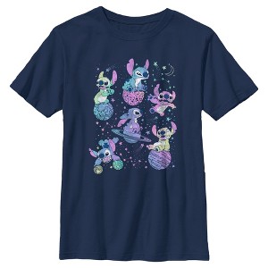 Boy's Lilo & Stitch Planetary Stitch T-Shirt - 1 of 4