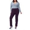 Rekucci Curvy Woman Ease into Comfort  Straight Pant with Tummy Control - 2 of 4