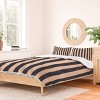 Deny Designs 3pc King Daniel Coulmann Stripes 001 P Basaltic Duvet and Sham Set - 2 of 4